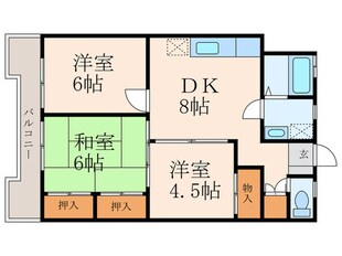 アルテハイム小倉大手町の物件間取画像